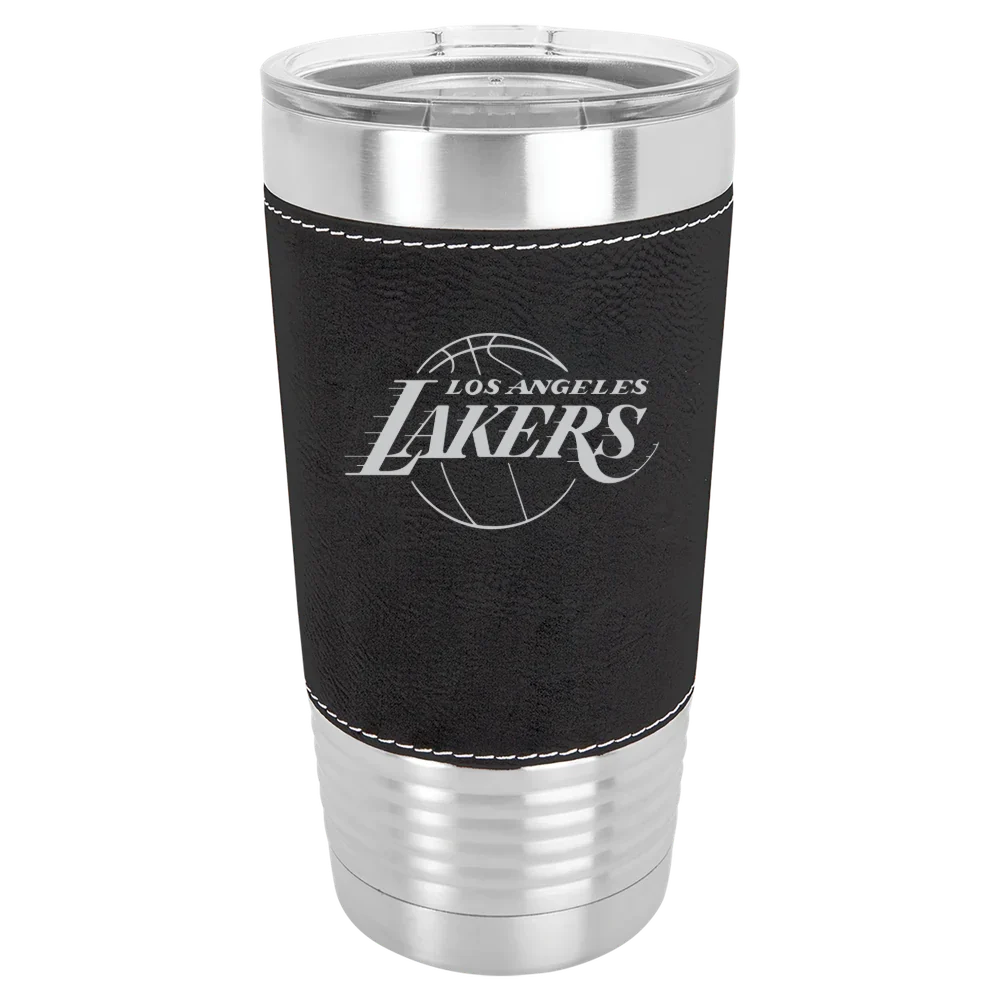 Los Angeles Lakers Polar Camel 20 oz. Leatherette Grip Tumbler with Standard Lid