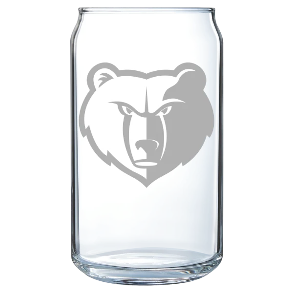Memphis Grizzlies Polar Camel 16 oz. Can Glass