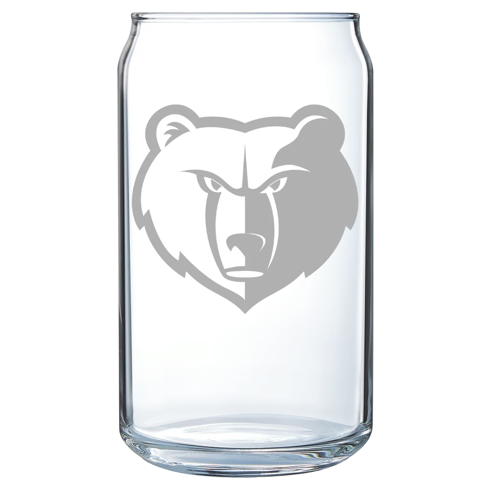 Memphis Grizzlies Polar Camel 16 oz. Can Glass