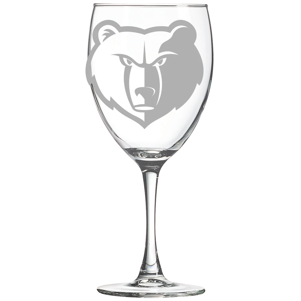 Memphis Grizzlies Polar Camel 10 1/2 oz. Wine Glass