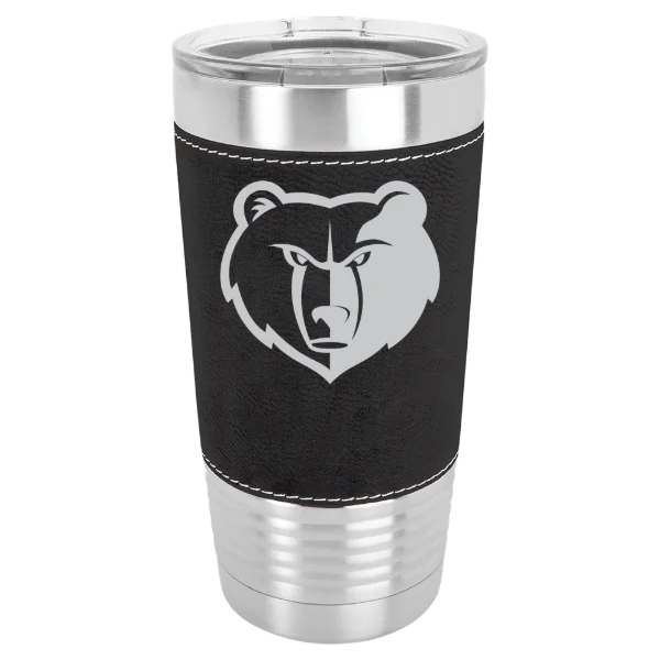 Memphis Grizzlies Polar Camel 20 oz. Leatherette Grip Tumbler with Standard Lid
