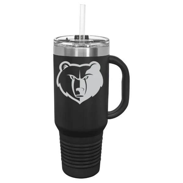 Memphis Grizzlies Polar Camel 40 oz. Travel Mug with Snap Lid & Straw