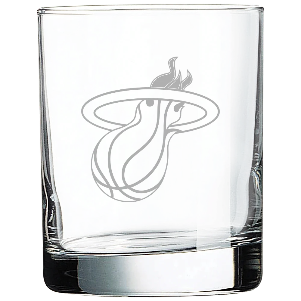 Miami Heat Polar Camel 10 1/2 oz. On The Rocks Glass