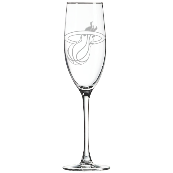 Miami Heat Polar Camel 8 oz. Champagne Flute