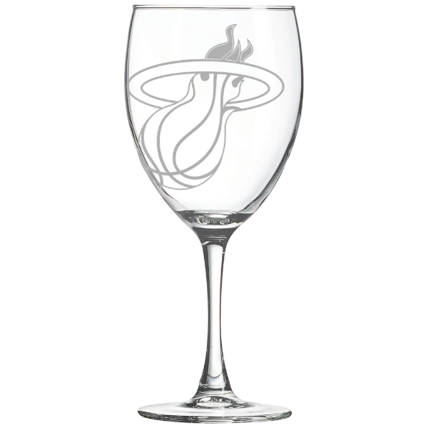 Miami Heat Polar Camel 10 1/2 oz. Wine Glass