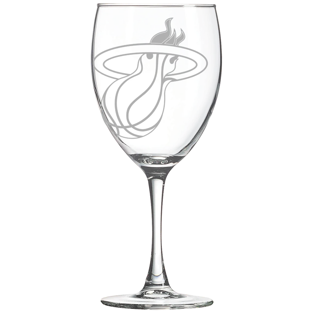 Miami Heat Polar Camel 10 1/2 oz. Wine Glass