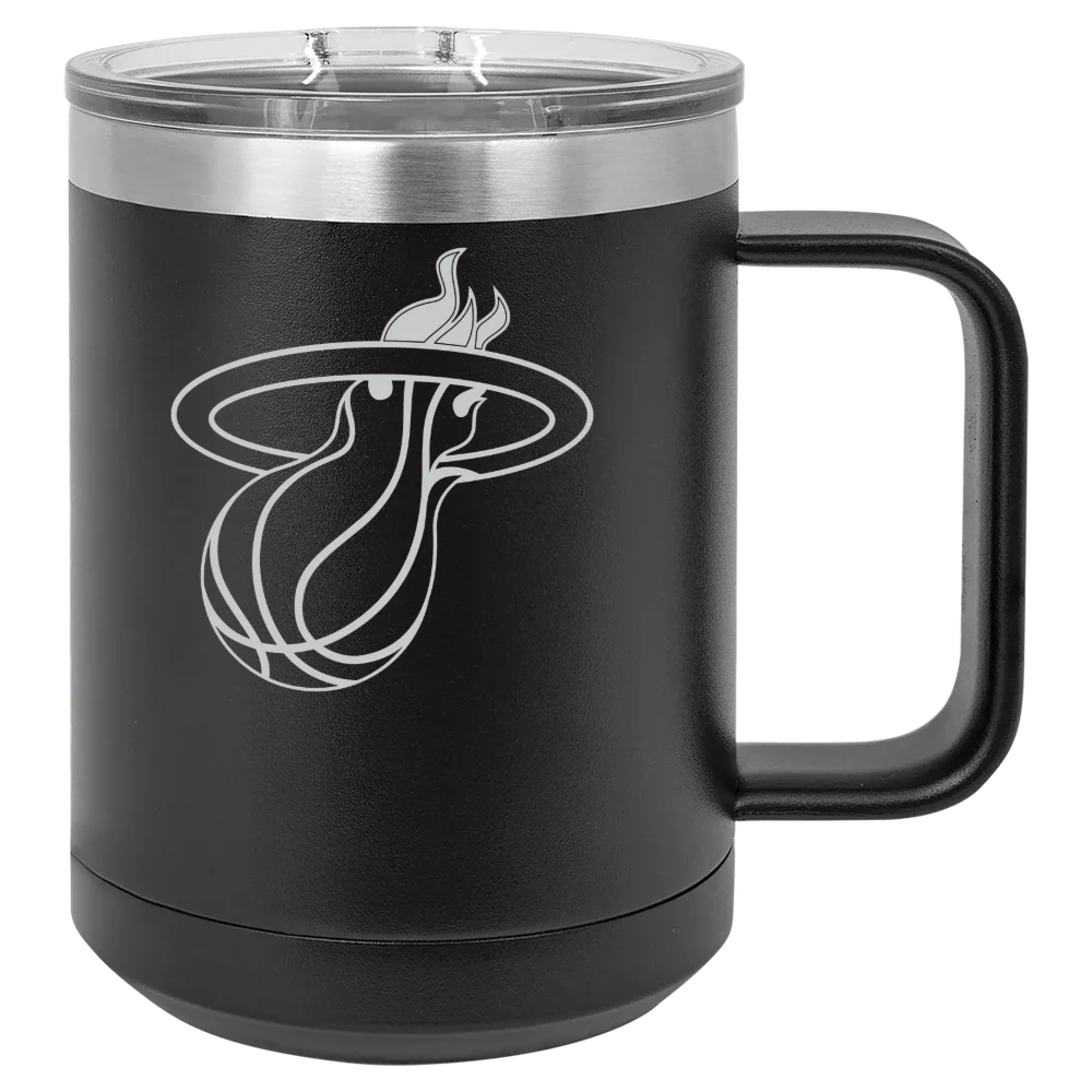 Miami Heat Polar Camel 15 oz. Mug with Slider Lid