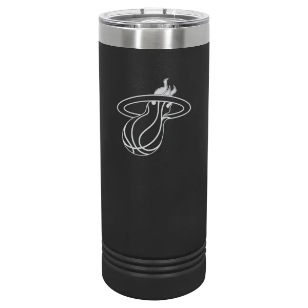Miami Heat Polar Camel 22 oz. Skinny Tumbler with Slider Lid