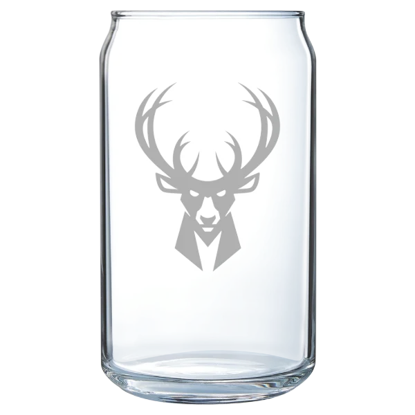 Milwaukee Bucks Polar Camel 16 oz. Can Glass