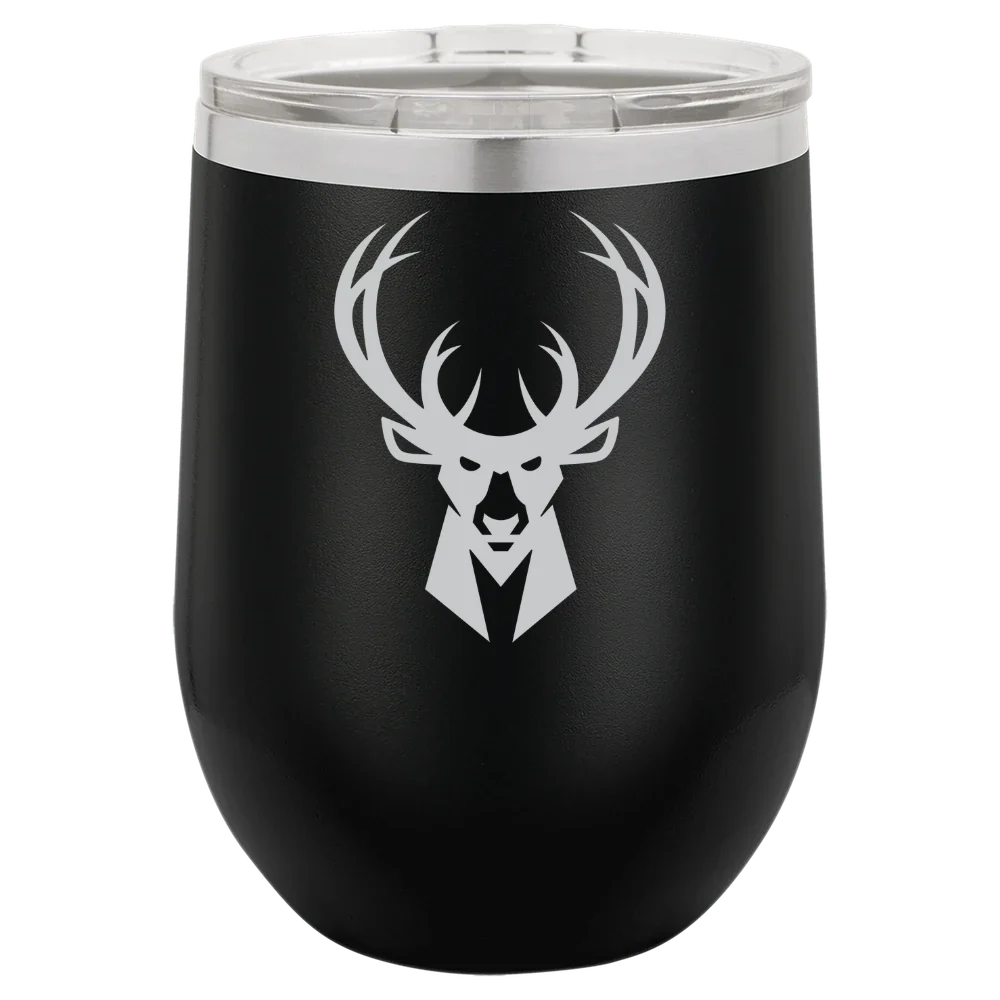 Milwaukee Bucks Polar Camel 12 oz. Stemless Wine Tumbler