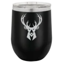 Milwaukee Bucks Polar Camel 12 oz. Stemless Wine Tumbler