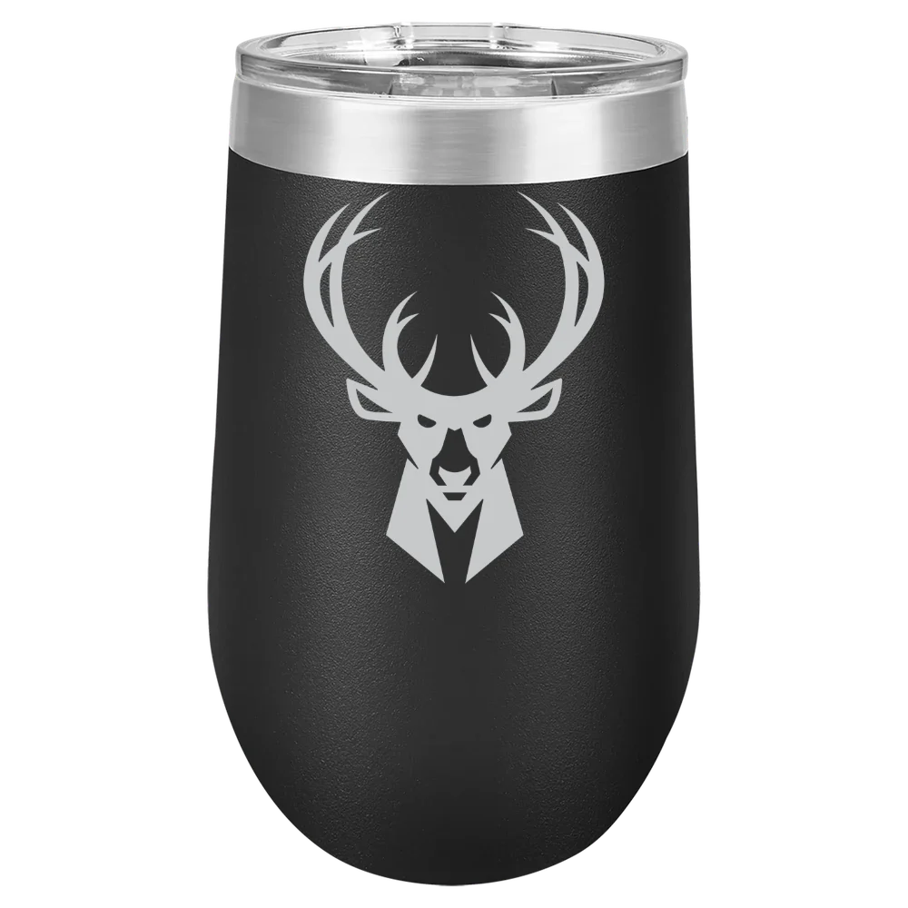 Milwaukee Bucks Polar Camel 16 oz. Stemless Wine Tumbler