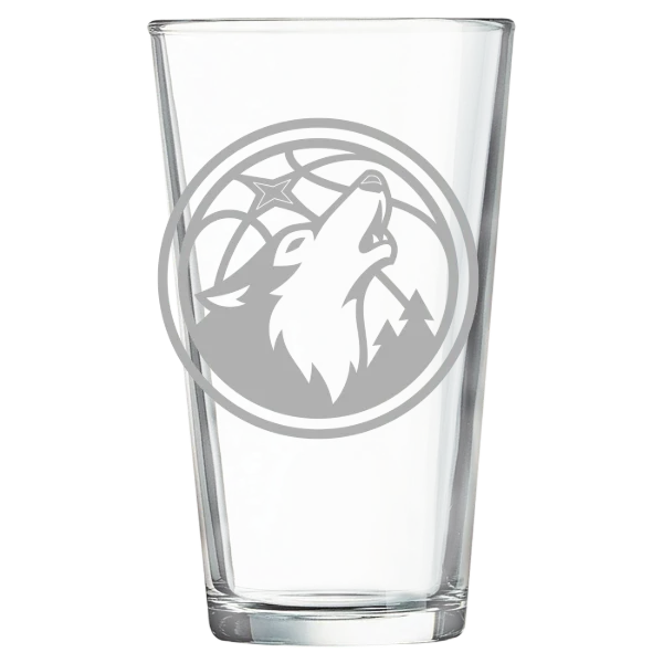 Minnesota Timberwolves Polar Camel 16 oz. Pint Mixing Glass