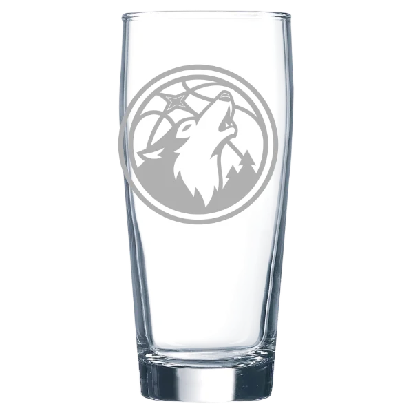 Minnesota Timberwolves Polar Camel 16 oz. Willi Becher Beer Glass