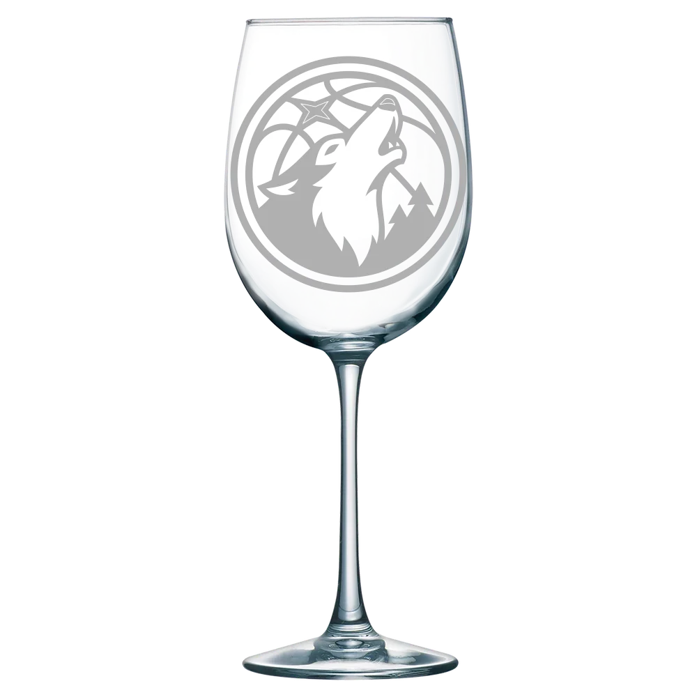 Minnesota Timberwolves Polar Camel 19 oz. Wine Glass