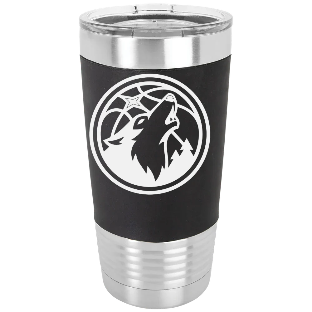 Minnesota Timberwolves Polar Camel 20 oz. Silicone Grip Tumbler with Standard Lid