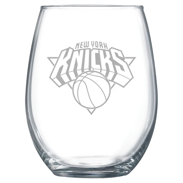 New York Knicks Polar Camel 15 oz. Stemless Wine Glass