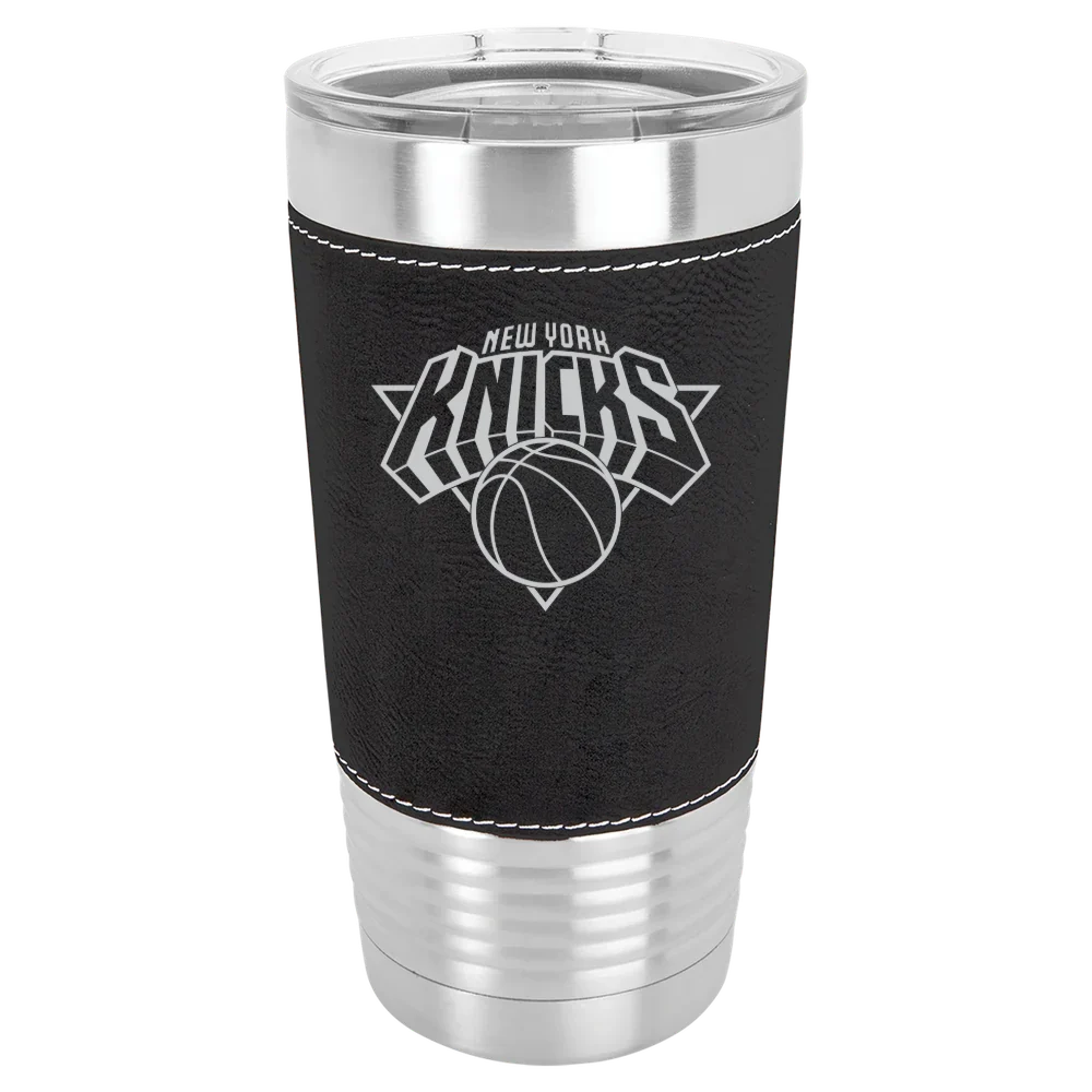 New York Knicks Polar Camel 20 oz. Leatherette Grip Tumbler with Standard Lid