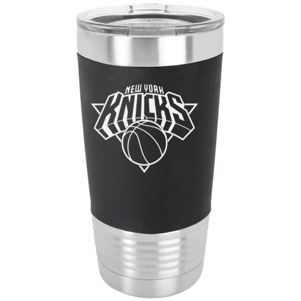 New York Knicks Polar Camel 20 oz. Silicone Grip Tumbler with Standard Lid