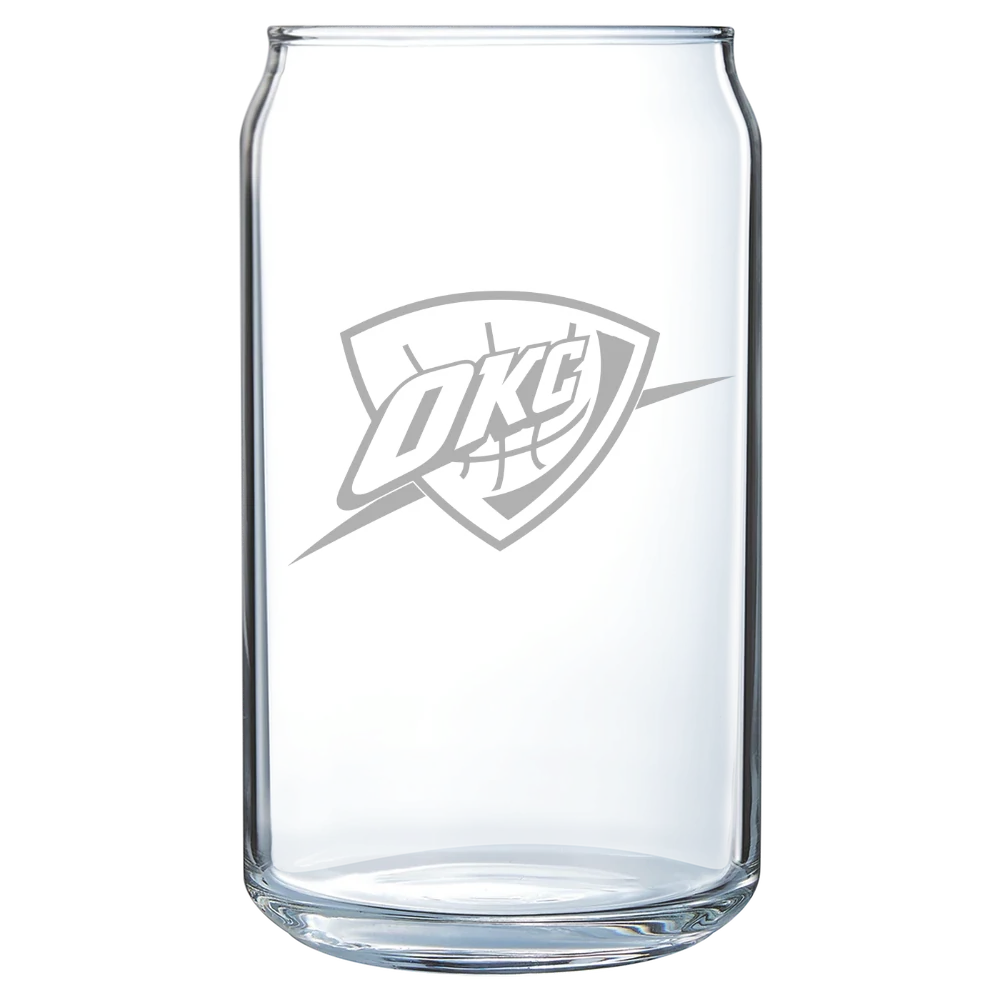 Oklahoma City Thunder Polar Camel 16 oz. Can Glass