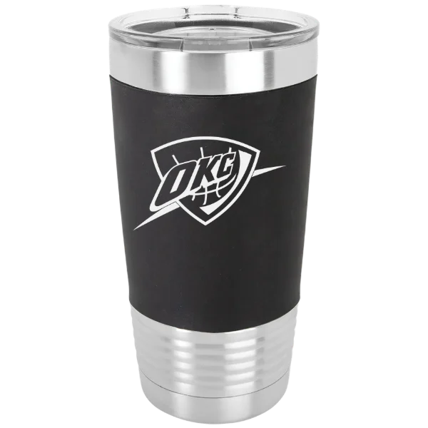 Oklahoma City Thunder Polar Camel 20 oz. Silicone Grip Tumbler with Standard Lid