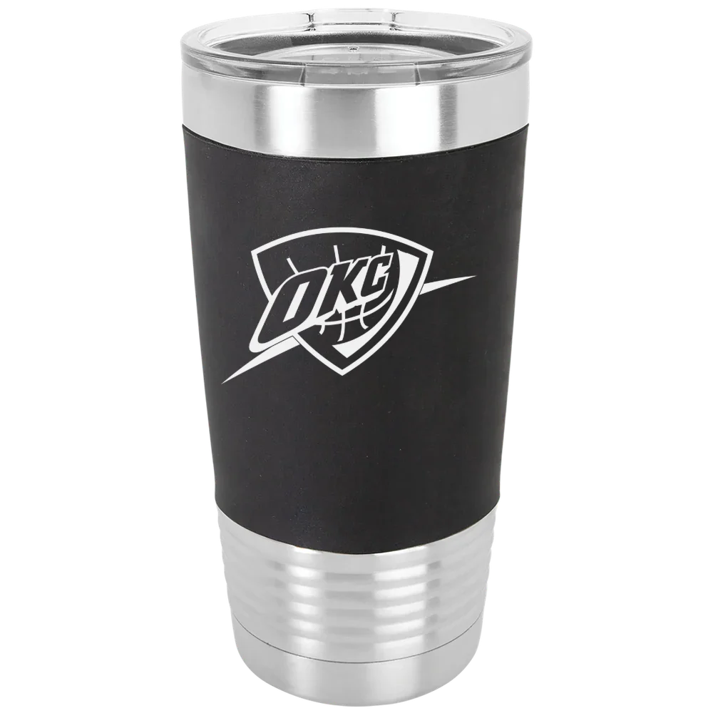 Oklahoma City Thunder Polar Camel 20 oz. Silicone Grip Tumbler with Standard Lid