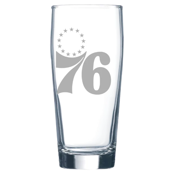 Philadelphia 76ers Polar Camel 16 oz. Willi Becher Beer Glass
