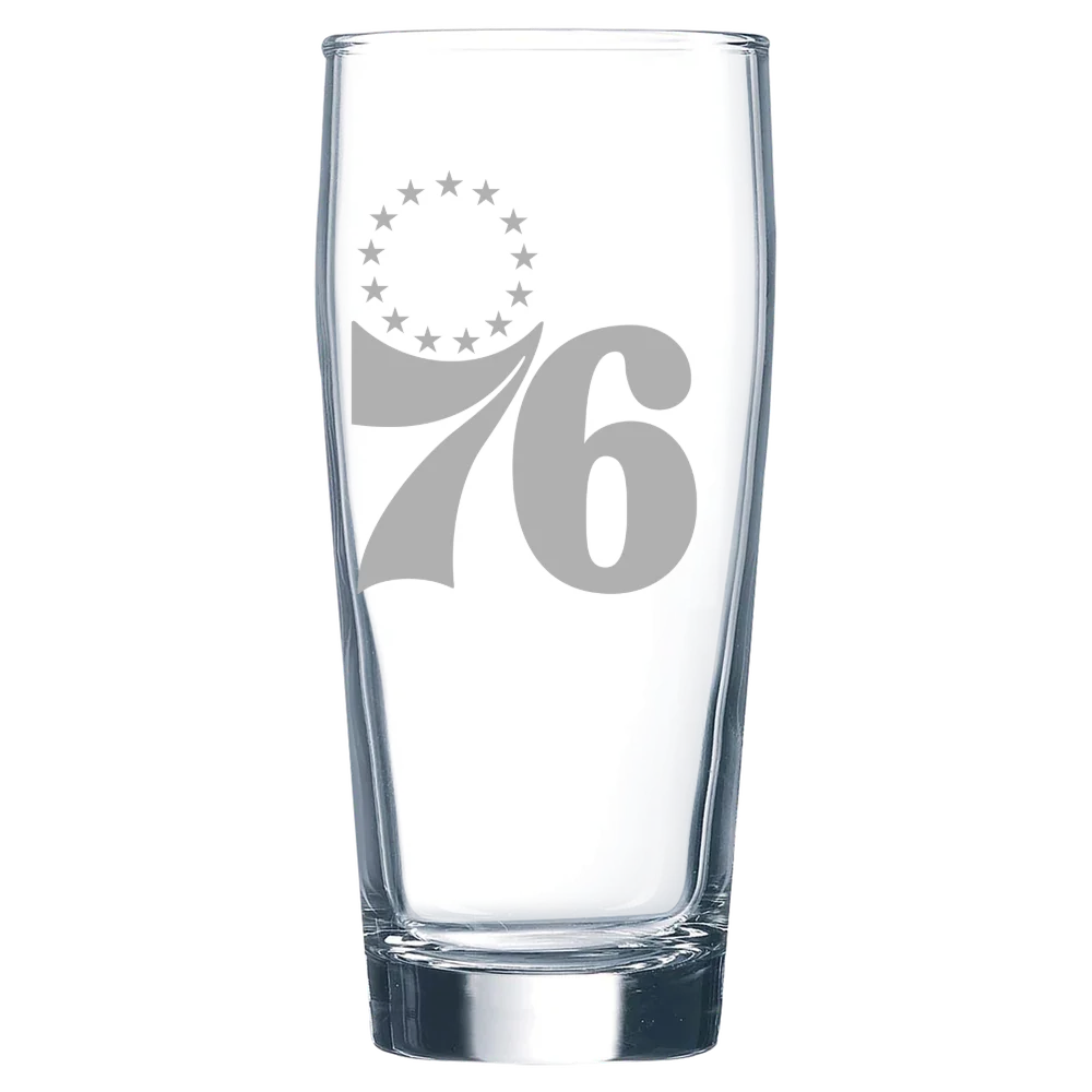 Philadelphia 76ers Polar Camel 16 oz. Willi Becher Beer Glass