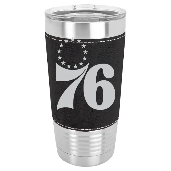 Philadelphia 76ers Polar Camel 20 oz. Leatherette Grip Tumbler with Standard Lid