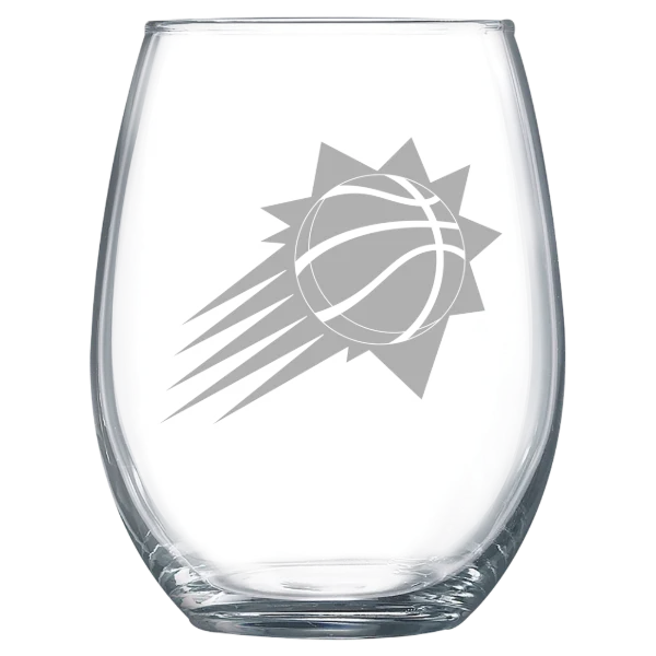 Phoenix Suns Polar Camel 15 oz. Stemless Wine Glass