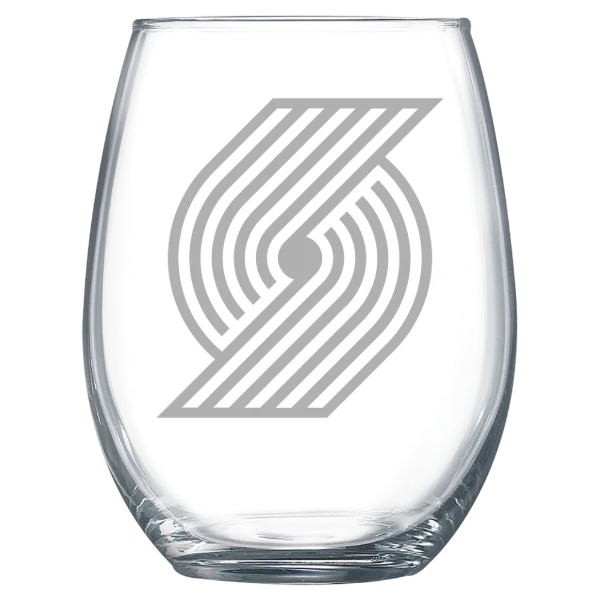 Portland Trail Blazers Polar Camel 15 oz. Stemless Wine Glass