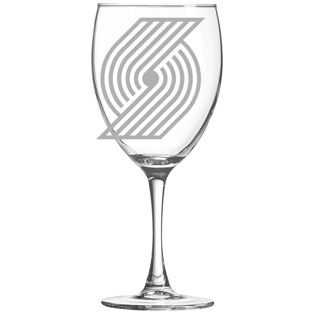 Portland Trail Blazers Polar Camel 10 1/2 oz. Wine Glass