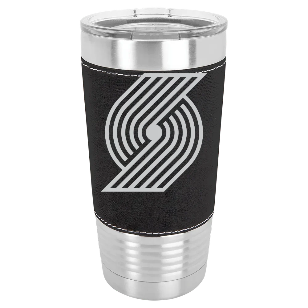 Portland Trail Blazers Polar Camel 20 oz. Leatherette Grip Tumbler with Standard Lid