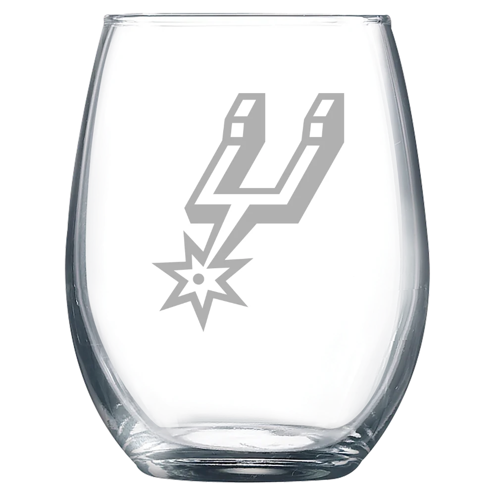 San Antonio Spurs Polar Camel 9 oz. Stemless Wine Glass