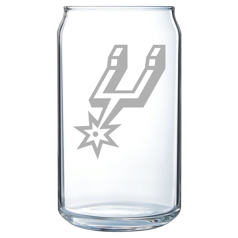 San Antonio Spurs Polar Camel 16 oz. Can Glass