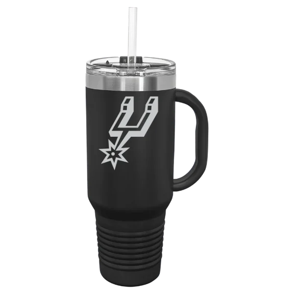 San Antonio Spurs Polar Camel 40 oz. Travel Mug with Snap Lid & Straw