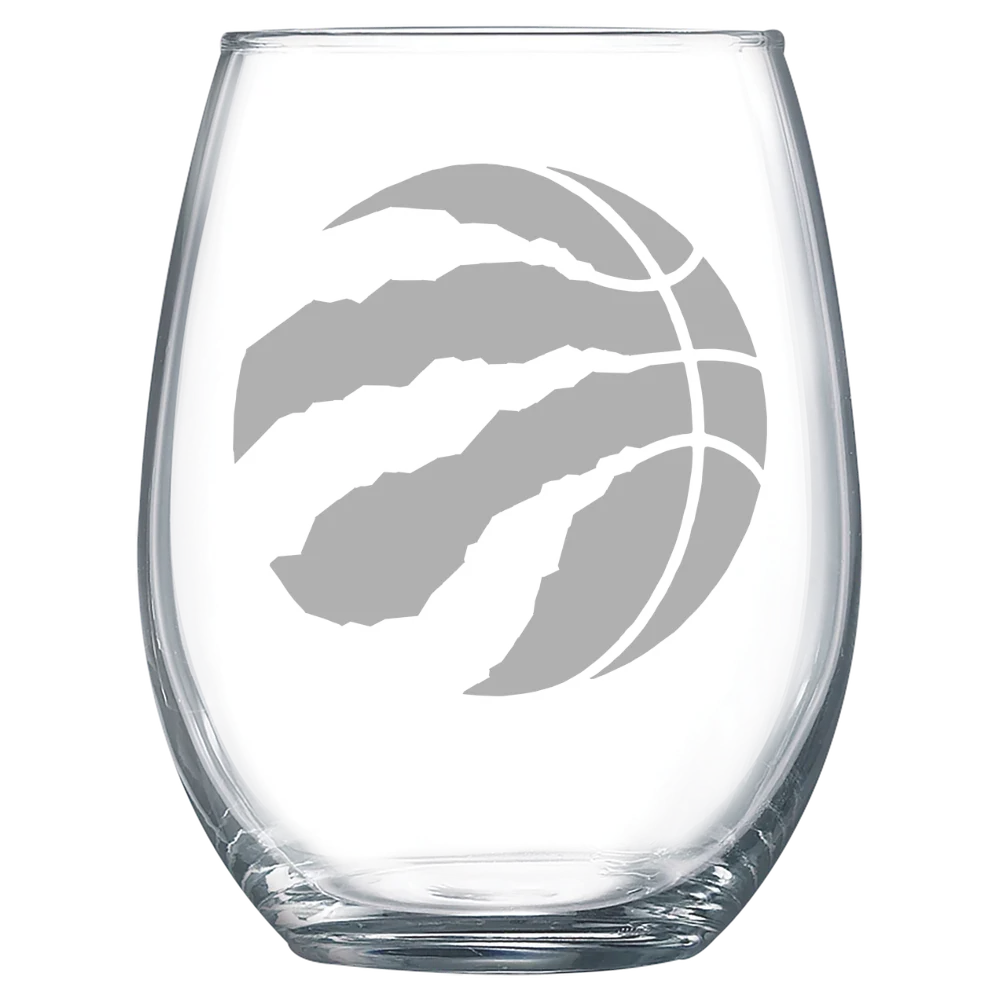 Toronto Raptors Polar Camel 15 oz. Stemless Wine Glass