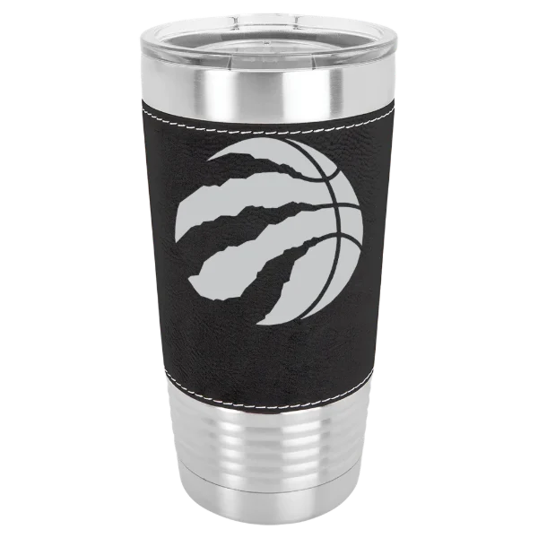 Toronto Raptors Polar Camel 20 oz. Leatherette Grip Tumbler with Standard Lid