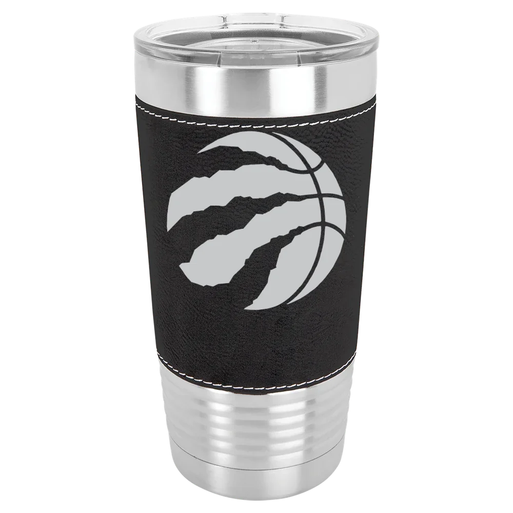 Toronto Raptors Polar Camel 20 oz. Leatherette Grip Tumbler with Standard Lid
