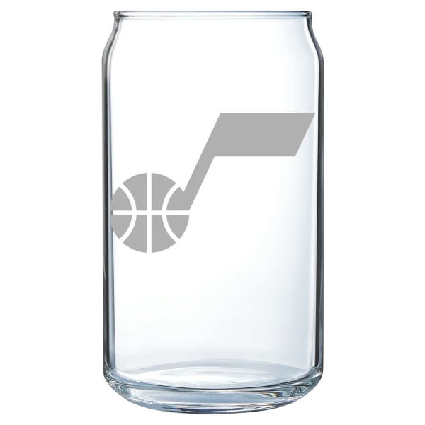 Utah Jazz Polar Camel 16 oz. Can Glass