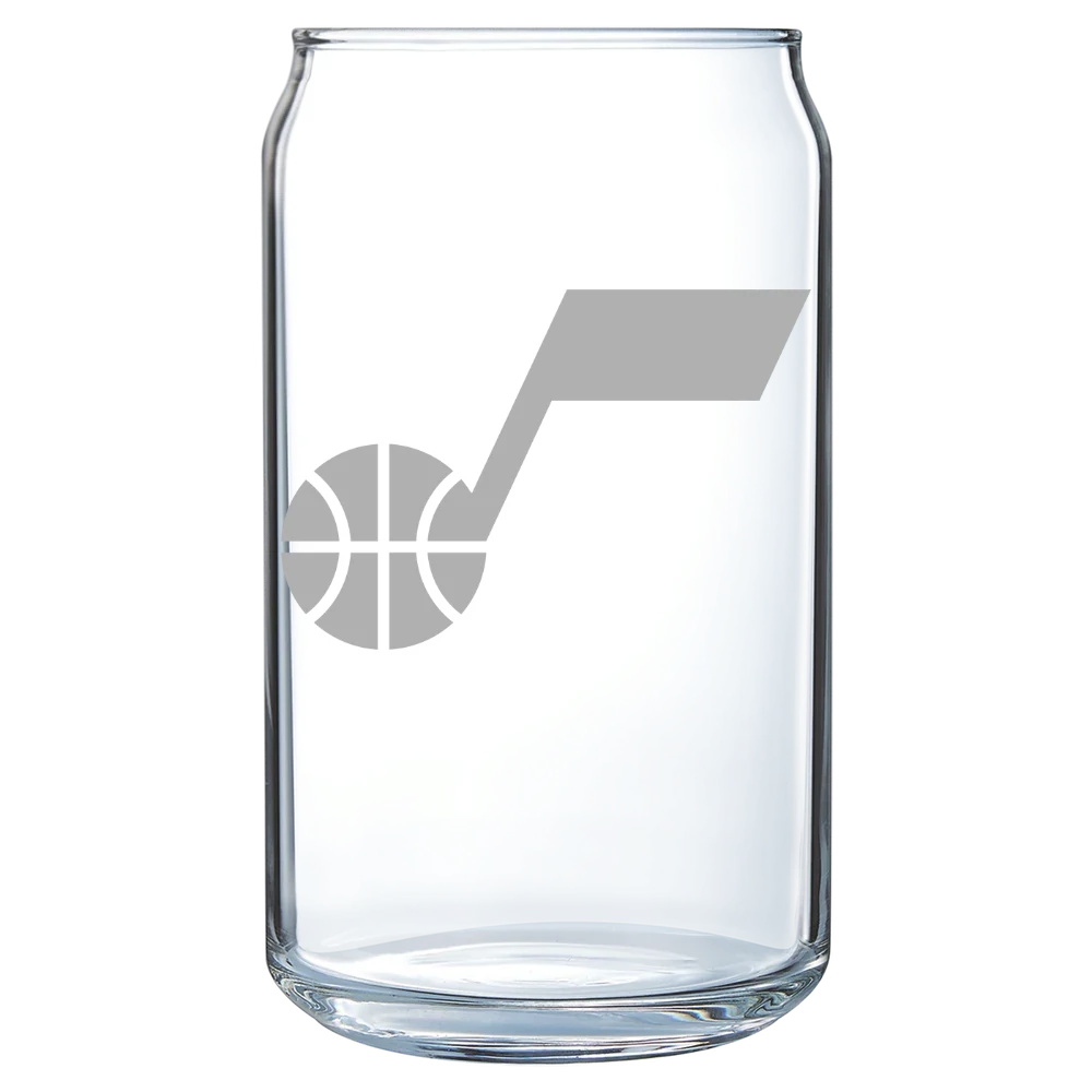 Utah Jazz Polar Camel 16 oz. Can Glass