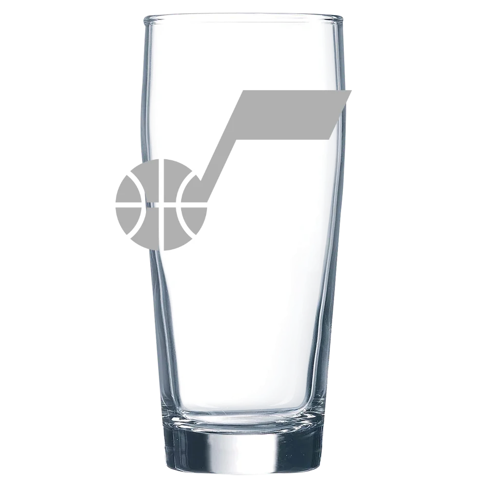 Utah Jazz Polar Camel 16 oz. Willi Becher Beer Glass