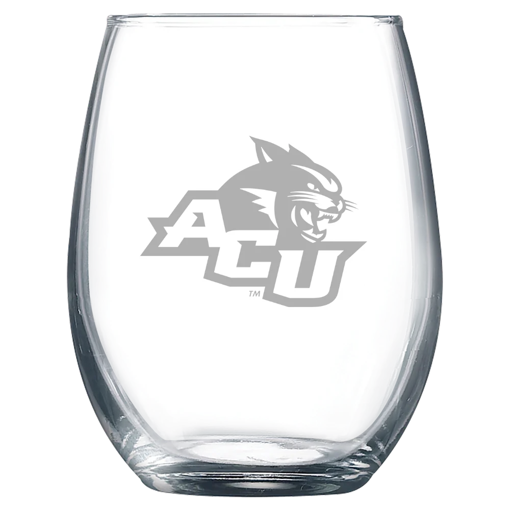 Abilene Christian University Polar Camel 9 oz. Stemless Wine Glass
