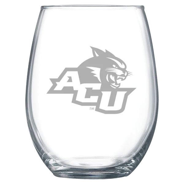 Abilene Christian University Polar Camel 15 oz. Stemless Wine Glass