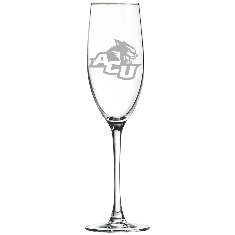 Abilene Christian University Polar Camel 8 oz. Champagne Flute