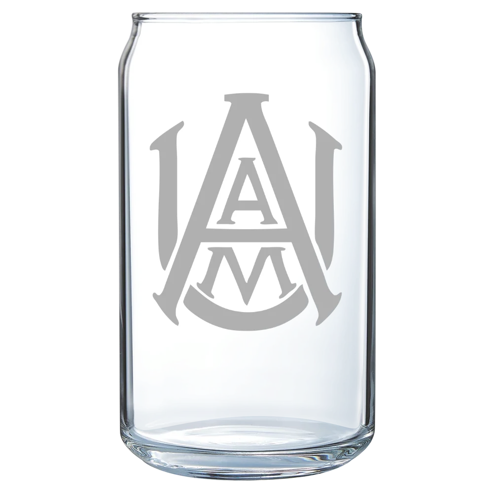 Alabama A&M University Polar Camel 16 oz. Can Glass