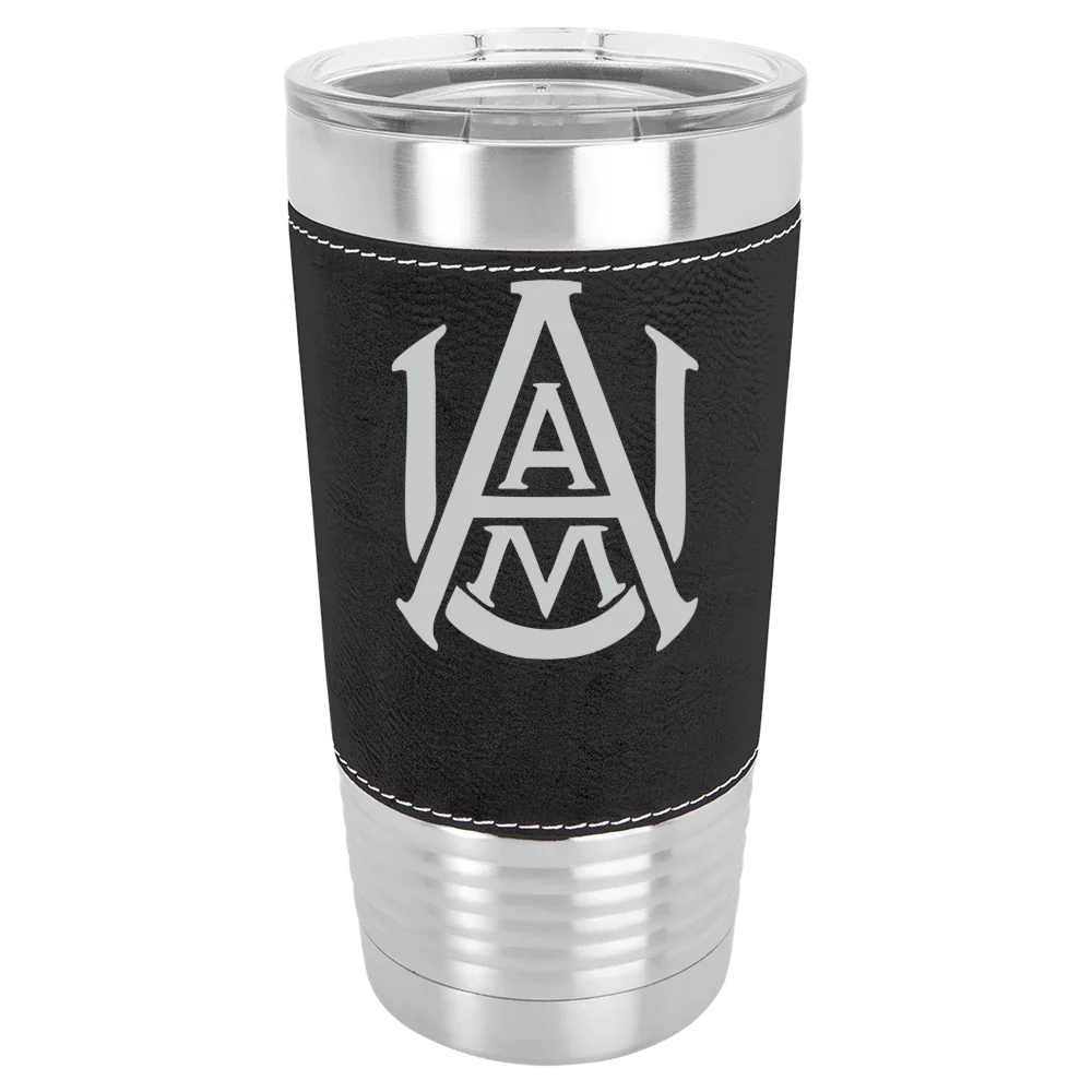 Alabama A&M University Polar Camel 20 oz. Leatherette Grip Tumbler with Standard Lid