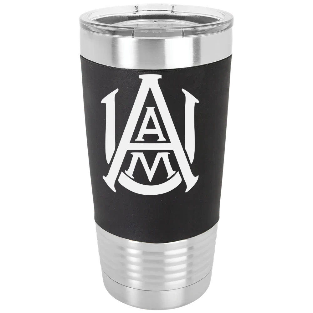 Alabama A&M University Polar Camel 20 oz. Silicone Grip Tumbler with Standard Lid