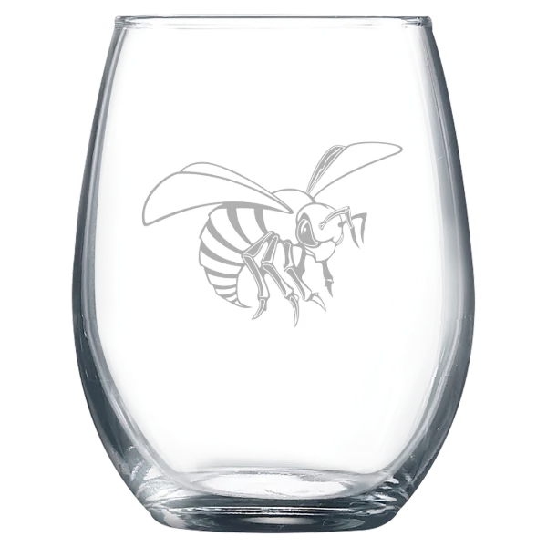 Alabama State University Polar Camel 9 oz. Stemless Wine Glass
