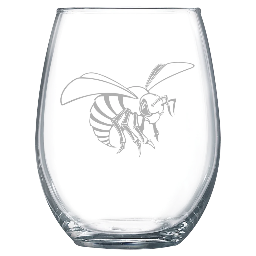 Alabama State University Polar Camel 15 oz. Stemless Wine Glass